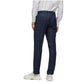 Men's Checked Three-Piece Slim-Fit Suit