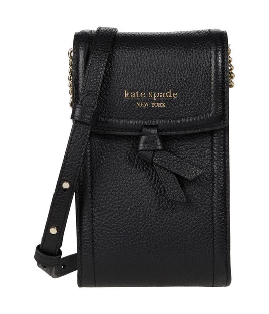 Knott Pebbled Leather North/South Crossbody
