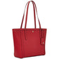 Clare Cross Hatch Leather Slim Tote