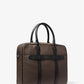 Hudson Logo and Leather Briefcase