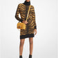 Brushed Tiger Jacquard Sweater Dress