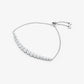 Sterling Silver Tennis Slider Bracelet