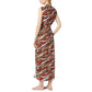 Women's Sleeveless Wrap Dress Cover-Up