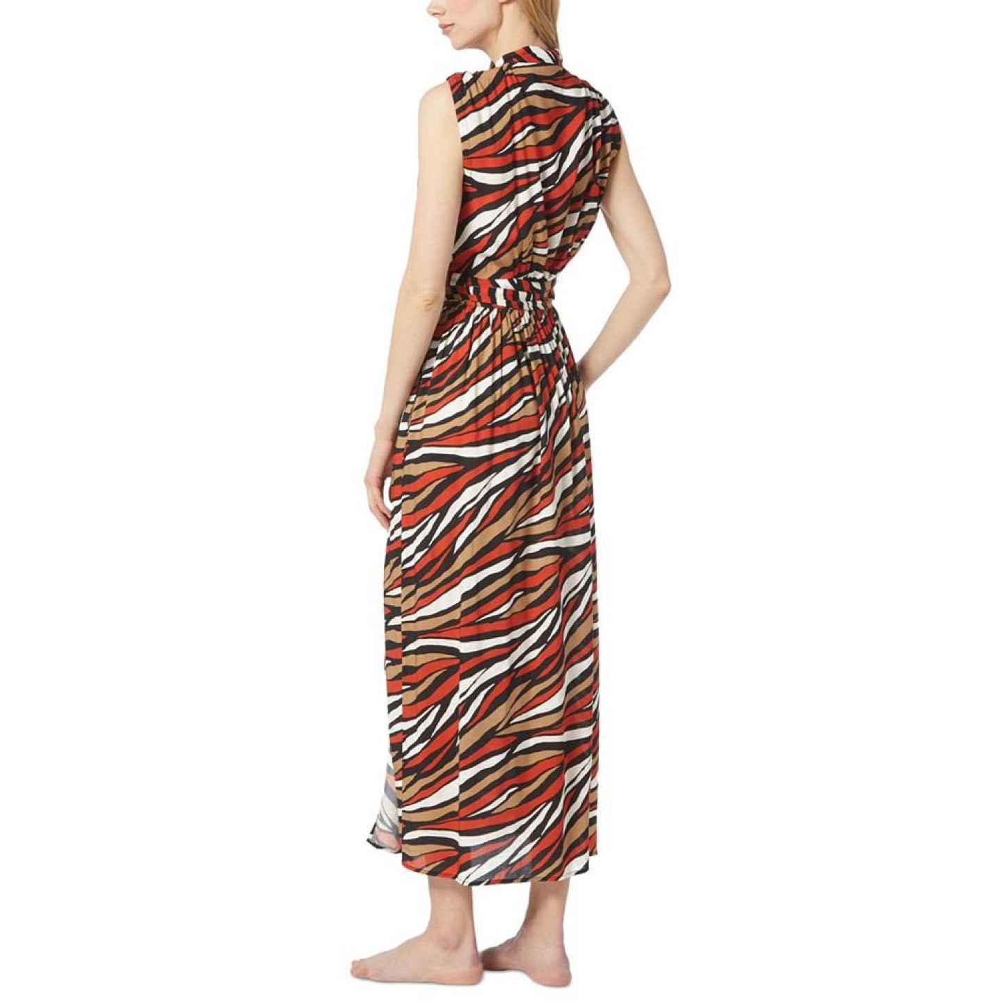 Women's Sleeveless Wrap Dress Cover-Up