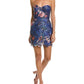 Marchesa Notte Sleeveless Floral Dress