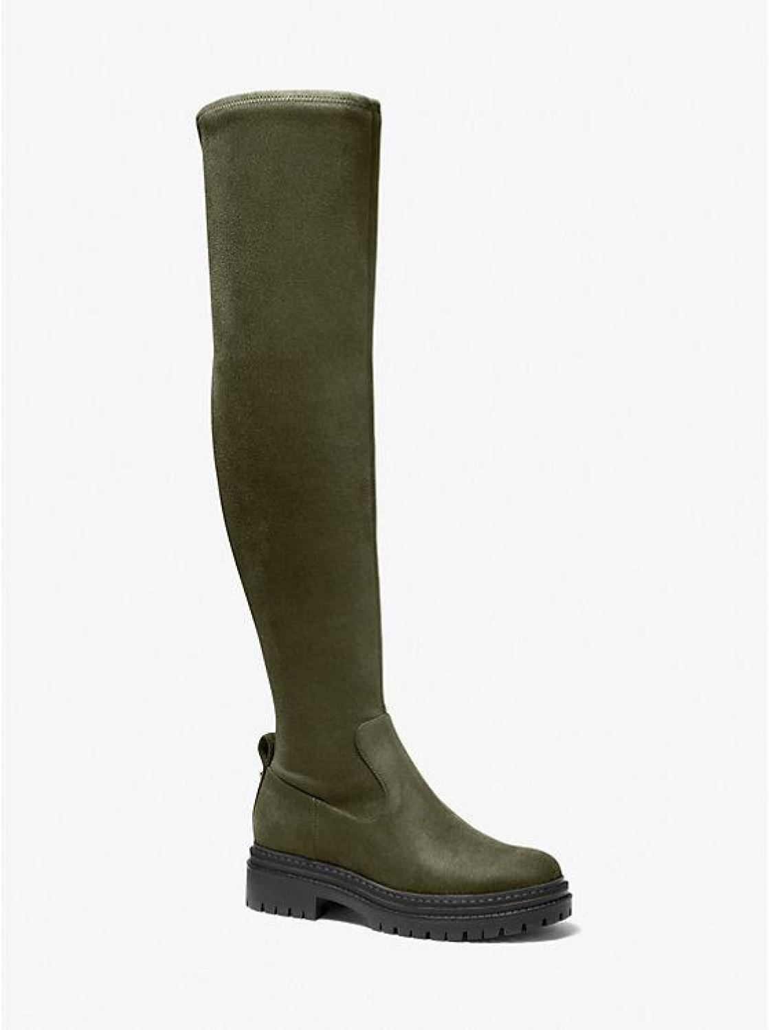 Cyrus Faux Stretch Suede Over-The-Knee Boot