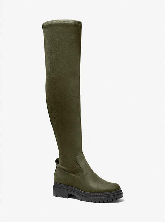 Cyrus Faux Stretch Suede Over-The-Knee Boot