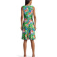 Floral Jersey Sleeveless Dress