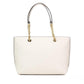 Michael Kors Jet Set Medium  Leather Front Pocket Zip Chain Tote Bag Women's Purse