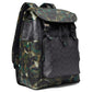 League Flap Backpack in Signature with Camo Print Leather