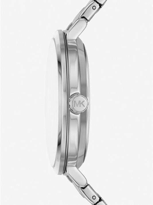 Addyson Silver-Tone Logo Watch