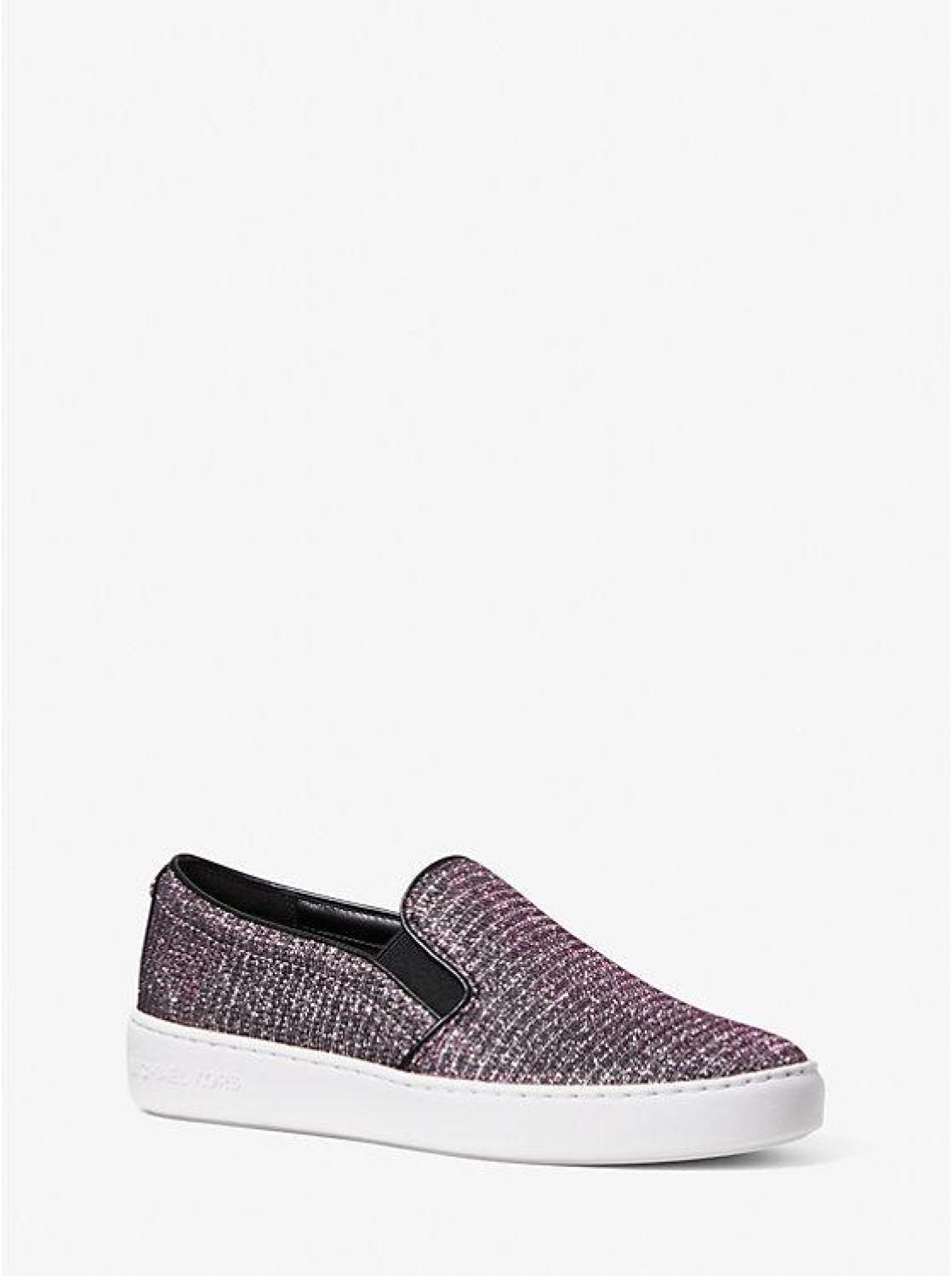 Keaton Glitter Chain Mesh Slip-On Sneaker