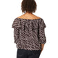 Plus Size Stadium Ruffle Top