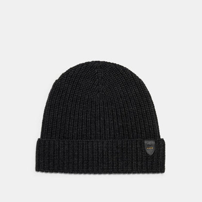 Coach Outlet Rib Knit Merino Wool Hat