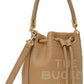 Beige 'The Leather Bucket' Bag