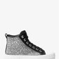 Evy Embellished Scuba High-Top Sneaker