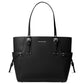 Voyager East West Crossgrain Leather Tote