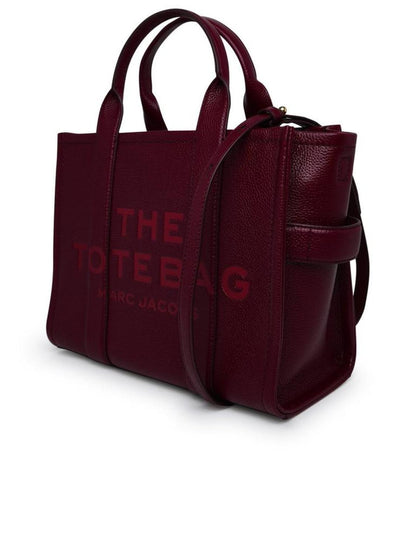 Marc Jacobs The Leather Logo Embossed Tote Bag
