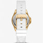 Mini Pilot Pavé Gold-Tone and Logo Silicone Watch