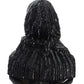 Dolce & Gabbana Elegant Black Sequined Hooded Scarf Wrap