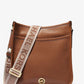 Luisa Large Pebbled Leather Messenger Bag