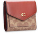 Coach Wyn Logo Plaque Small Wallet