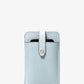 Saffiano Leather Smartphone Crossbody Bag