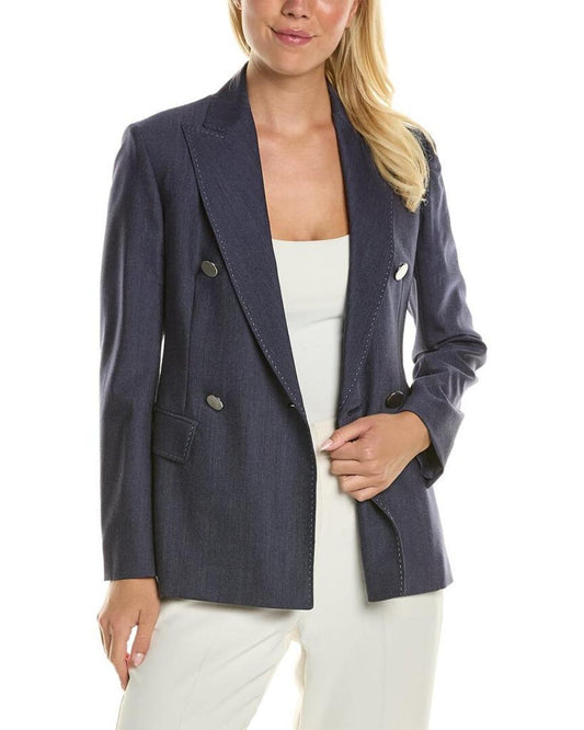 Max Mara Studio Dtimor Wool-Blend Blazer