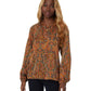 Multi Paisley Peasant Top