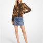 Brushed Tiger Jacquard Sweater