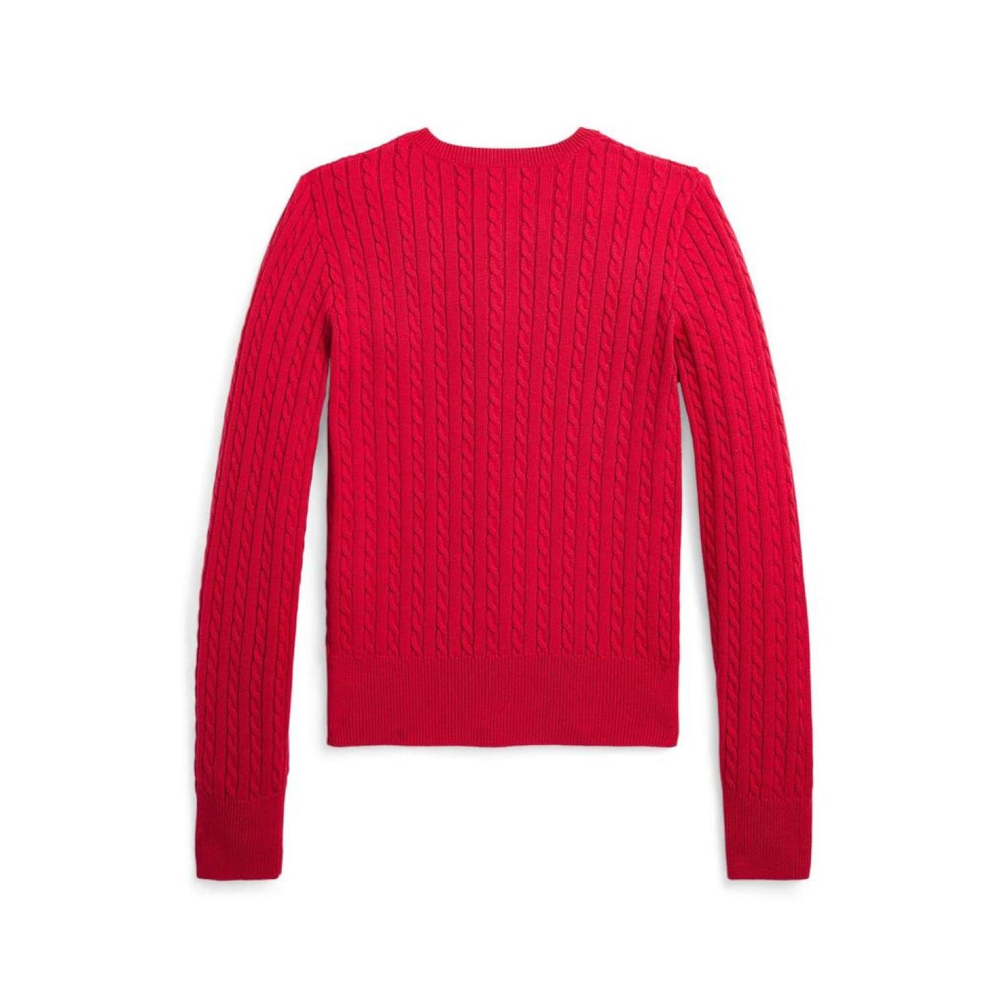 Polo Bear Mini-Cable Cotton Cardigan (Big Kids)