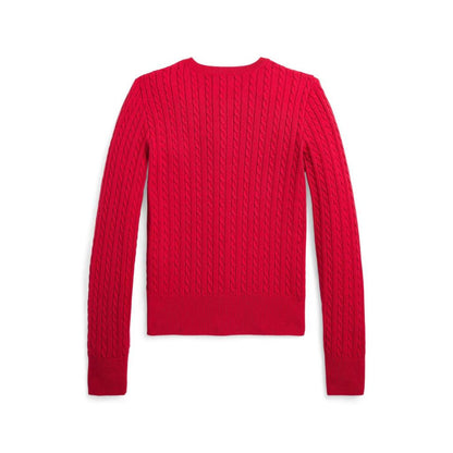 Polo Bear Mini-Cable Cotton Cardigan (Big Kids)