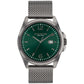 Men's Greyson Quartz Gray-Tone Stainless Steel Mesh Bracelet Watch 41mm