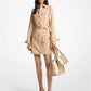 Cotton Blend Twill Utility Dress