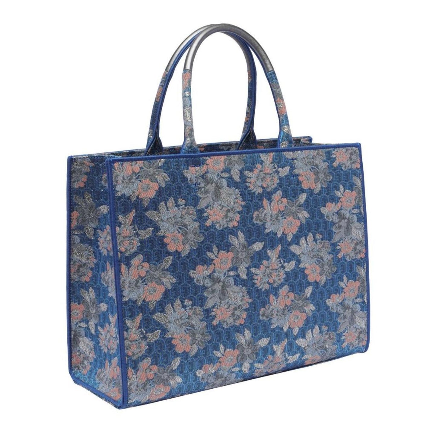 Furla Floral Jacquard Tote Bag