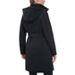 Women's Hooded Belted Raincoat, Created for Macy's