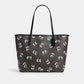 Coach Outlet City Tote In Signature Canvas With Halloween Eyes