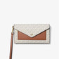 Jet Set Large Signature Logo Envelope Wristlet