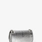 Christie Mini Metallic Python Embossed Leather Envelope Bag