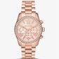 Lexington Pavé Rose Gold-Tone Watch