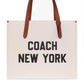 Coach Relay Logo Printed Tote Bag