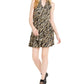 Womens Printed Mini Casual Dress