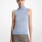 Cashmere Sleeveless Turtleneck