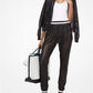 Perforated Plongé Leather Joggers