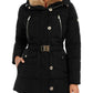Womens Faux Fur Cold Weather Down Coat