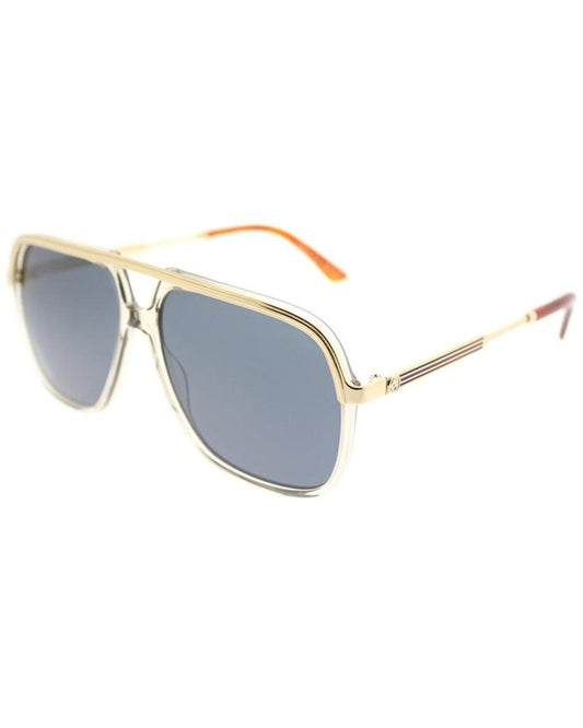 Gucci Unisex Aviator 57mm Sunglasses