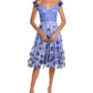 Marchesa Notte Off-The-Shoulder Cocktail Dress