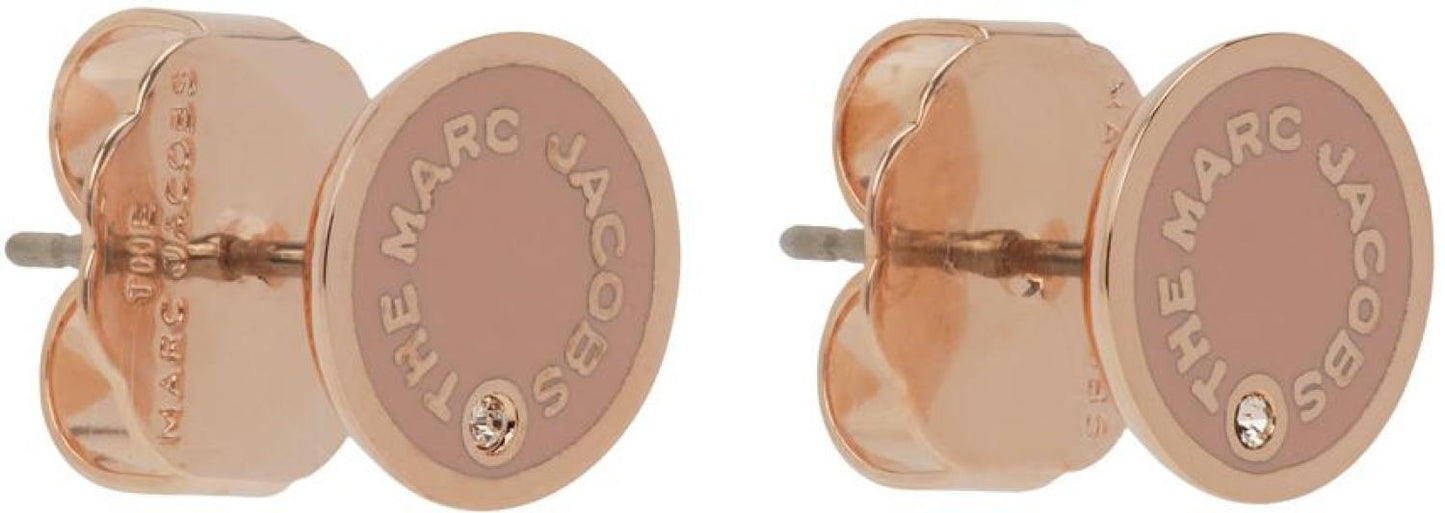 Rose Gold Medallion Earrings
