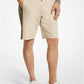 Two-Tone Cotton Blend Shorts