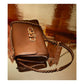 Leather Parker Convertible Chain Shoulder Bag